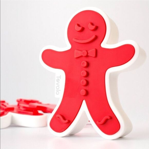 Tovolo Gingerbread Boy Cookie Cutter and 6 Stamps - Picture 5 of 12